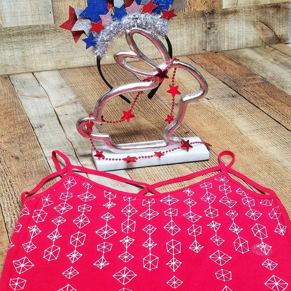 Aeropostale | Geometric Print V-Neck Cami - Picture 3 of 6